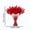 Red, variant on 20pcs Bunny Tail Grass, Dried Flower Stems for Vase, Boho Home Decor for Living Room, Table Centerpiece, Indoor Party Decoration, Vase Filler for Farmhouse and Rustic Style