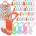 thumbnail image 1 of Slmt Ganchos Conectores Para Colgadores De Ropa 50 Piezas Extensor De Ahorro De Espacio Para Perchas De Alambre De Madera De Terciopelo De Plástico - Organizador De Armario Resistente, 1 of 5