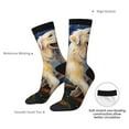 thumbnail image 4 of Balery Vintage Starry Sky Labrador Pattern Crew Socks Unisex– Soft & Breathable Socks for Men & Women, One-Size Fits Most (US 5-11), Comfortable & Durable for Daily Wear, 4 of 6