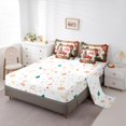 thumbnail image 5 of Homewish Merry Christmas 7-Piece Bedding Comforter Set,Xmas Gifts King Bedding Sets,Happy New Year Bed Sheets For Men Women,Microfiber Bedroom Decor Reversible, 5 of 8