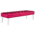 thumbnail image 3 of SAFAVIEH Abrosia Transitional Glam Tufted Bench, Black, 3 of 7