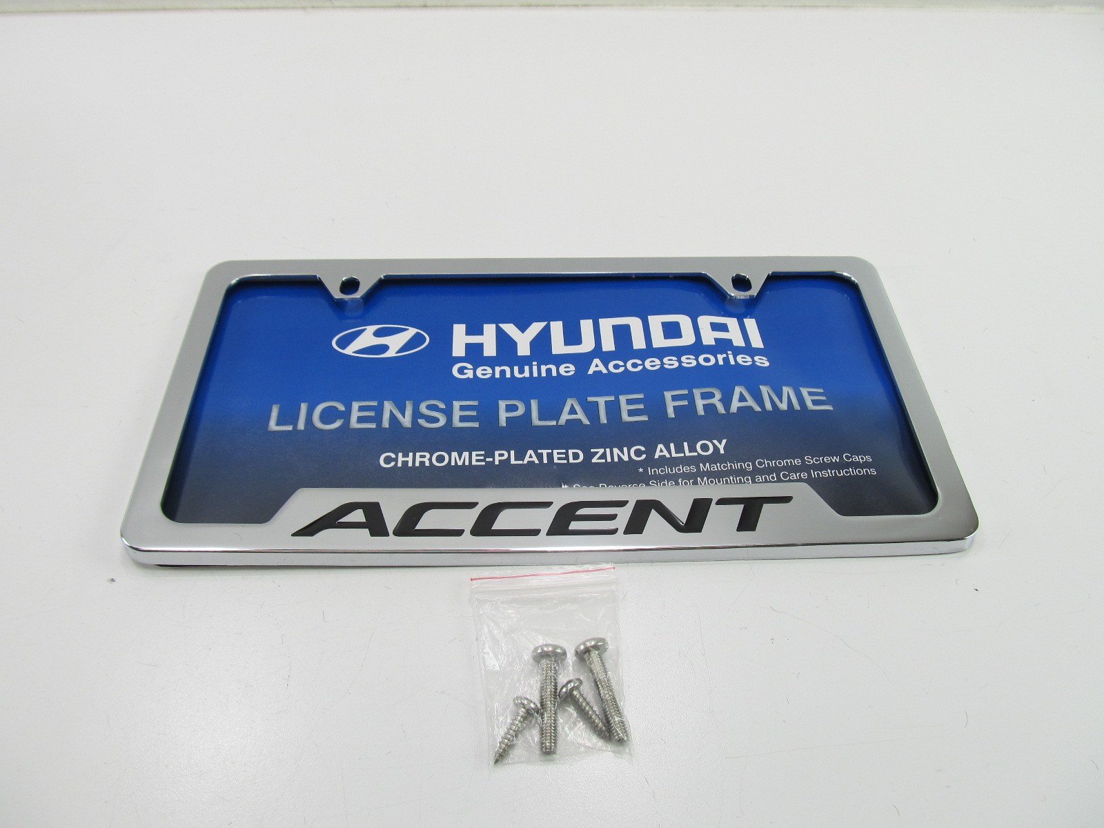 NEW GENUINE Chrome License Plate Frame Holder OEM For 0916 Hyundai