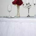 thumbnail image 5 of BalsaCircle 21 feet Tutu Multi Layers Tulle Table Skirt Linens White, 5 of 7