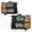 Clear lens Black Housing Amber Reflector, variant on PIT66 Headlights, Fit for 07-13 Chevy Silverado 1500/07-14 Silverado 2500 3500 & HD Clear lens Chrome Housing Amber Reflector Left Side