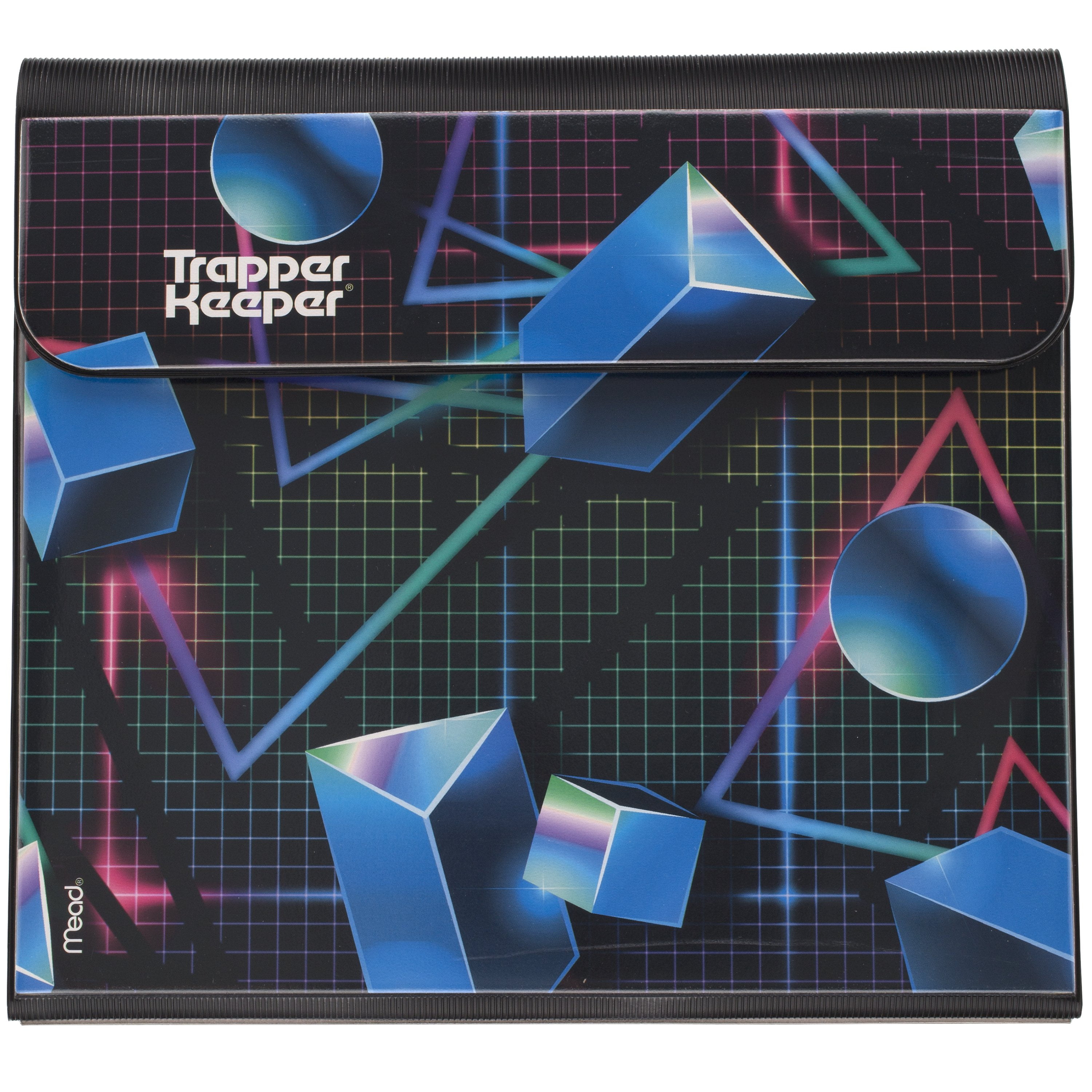 Vtg Style 80s 90s Mead Trapper Keeper Binder Shapes  1" Round Binder Rings 2021 