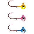 thumbnail image 1 of Pro Series Jig VMC Neon Moon Eye - Orange Chartreuse - 1/4 Oz - Lot de 4, 1 of 1