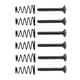 thumbnail image 1 of Tornillos de ajuste de bobina para guitarra eléctrica Yuyangstore 22 x 3 mm Negro, 1 of 6