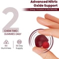 thumbnail image 3 of Organic Maca Nitric Oxide Gummies – Plant-Based Energy & Circulation Support Supplement, Sugar-Free Blackcurrant Flavor, 30 Gummies, 3 of 7