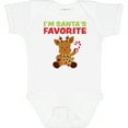 thumbnail image 3 of Inktastic I'm Santa's Favorite Reindeer Boys or Girls Baby Bodysuit, 3 of 5