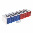 thumbnail image 2 of Flash Solar Road Warning Light Road Construction Signal Lamp Red Blue LED Strobe Lights for Traffic Safety, 2 of 8