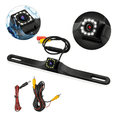 thumbnail image 4 of Cámara De Marcha Atrás Para Coche 12 Luces Led Impermeable Malubero, Negro, 4 of 4
