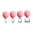 thumbnail image 1 of Soidarity Herramienta de ventosas de 4 piezas, accesorios de tratamiento para el hogar, cuidado Personal, tazas de terapia corporal segura para Tratamientos faciales Rosado, 1 of 6