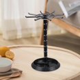 thumbnail image 4 of thinsony Necklace Organizer Hanging Rack Rotation for Scrunchie Bracelets Chains Tall Black, 4 of 9