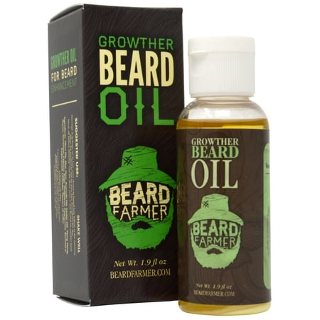 Beard Farmer - Growther Beard Oil (Grow Your Beard Fast) All Natural Beard Growth (Best Way To Grow A Beard)