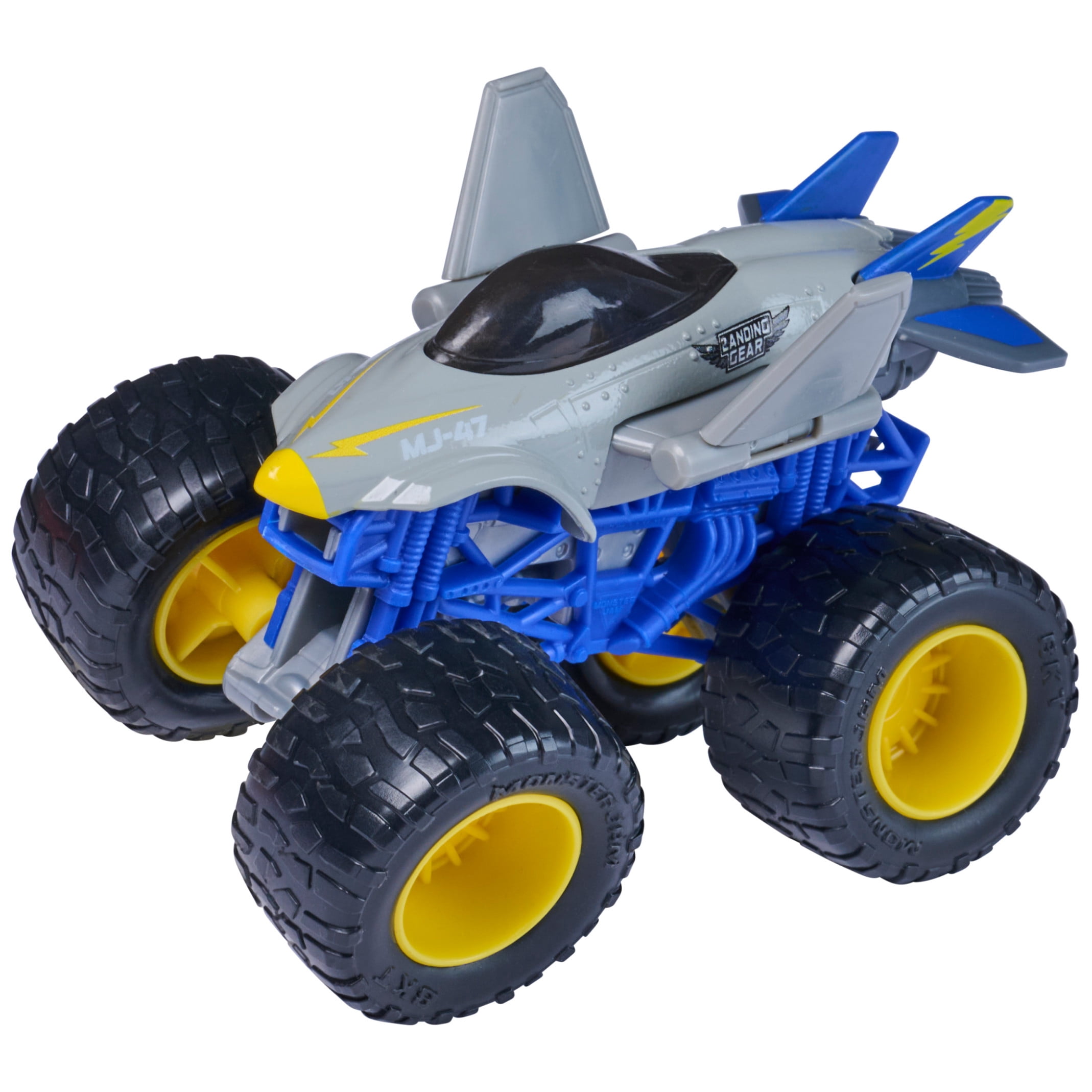 Monster Jam Jet Fighter 1:64 Scale Die-Cast Monster Truck for Kids 3 and up