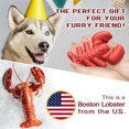 thumbnail image 5 of Large Dog Chew Toys Durable Bite Resistant Teeth Cleaning Separation Anxiety Lobster Shaped Dog Food-grade Material Pet Supplies (Brown), 5 of 7