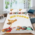 thumbnail image 2 of Gee-Raffa Conjunto de sábanas temático, trío de piezas, cómodo y amigable con la piel, diseño único, regalo de decoración para el hogar para familiares, amigos y fans,135cm *200cm, 2 of 6