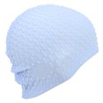thumbnail image 2 of Silicone Swimming Cap, Adult Swim Cap High Elasticity Easy To Wear Environmentally Friendly Silicone  For Men For Swimming Lovers ANGGREK estrella de mar azul, 2 of 8