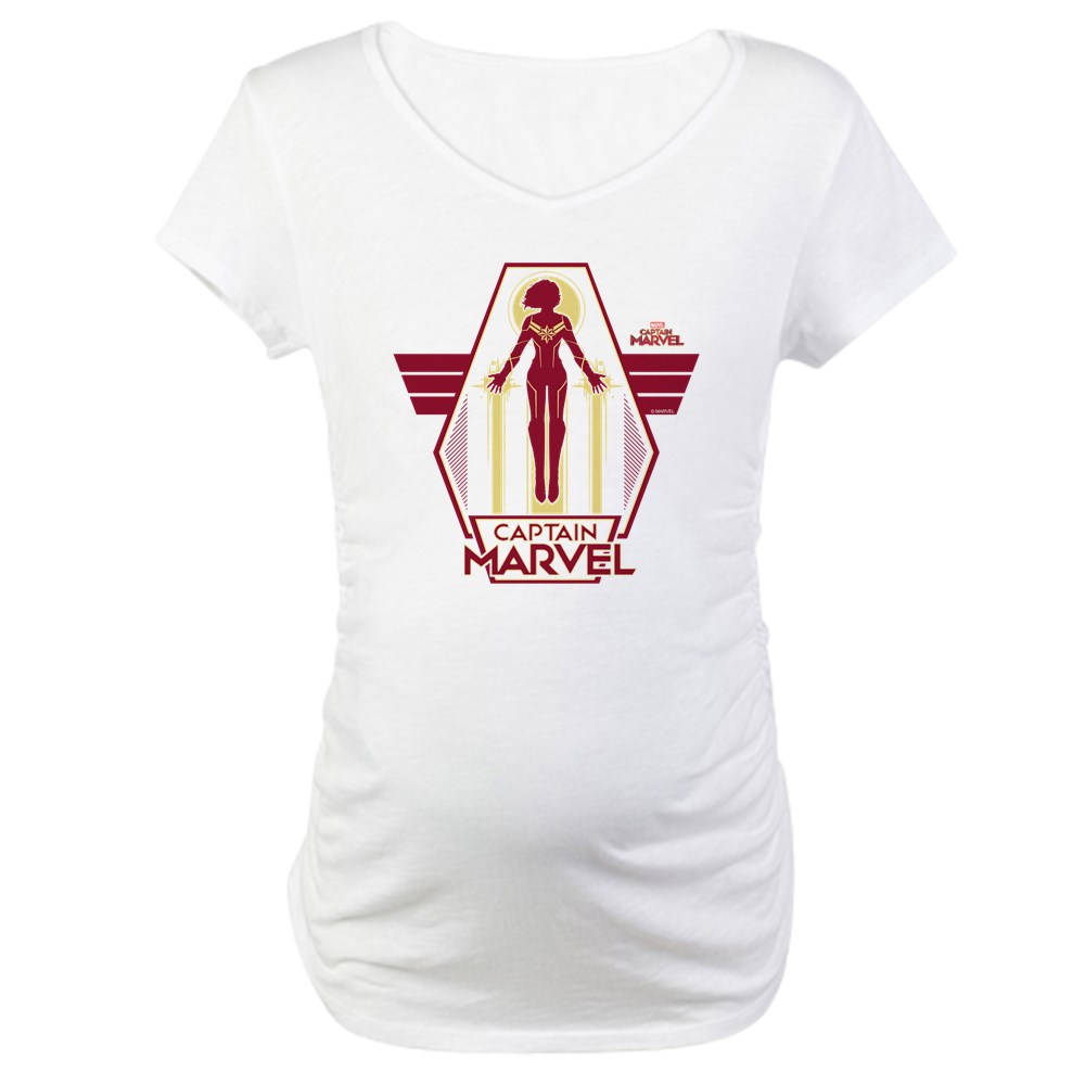 Captain Marvel Maternity T Shirt 