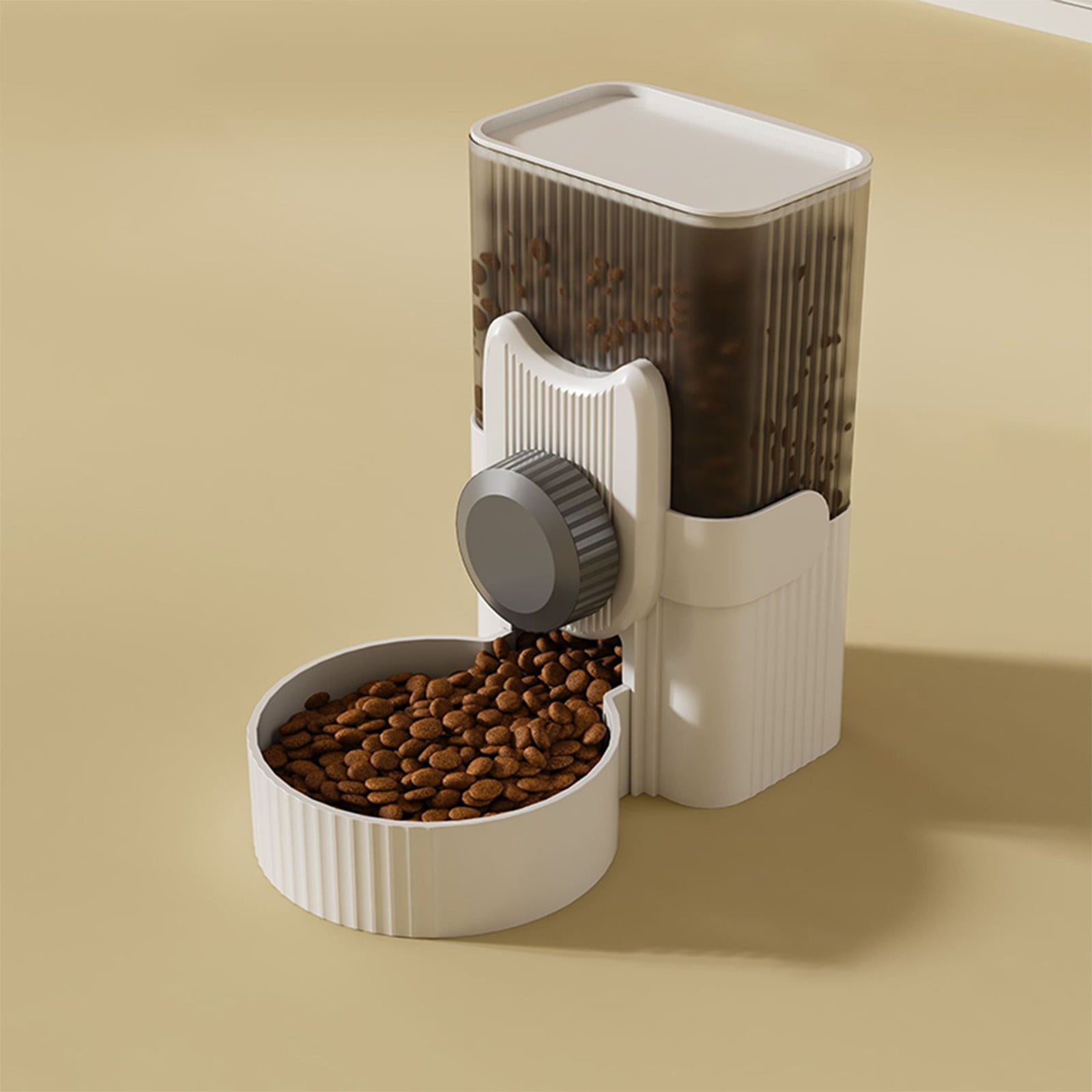 Hanging Pet Feeder for Cage, Automatic Dog Cat Food Dispenser Wall Mounted Feeding Station, Adjustable Height Pet Food Bowl with Large Capacity Easy Clean for Small Pets