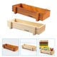 thumbnail image 3 of 2 macetas suculentas retro de madera para interiores., 3 of 7