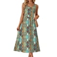 thumbnail image 3 of Fantaslook Summer Dresses for Women Sleeveless Casual Long Dress Beach Vacation Sundresses with Pockets, 3 of 10