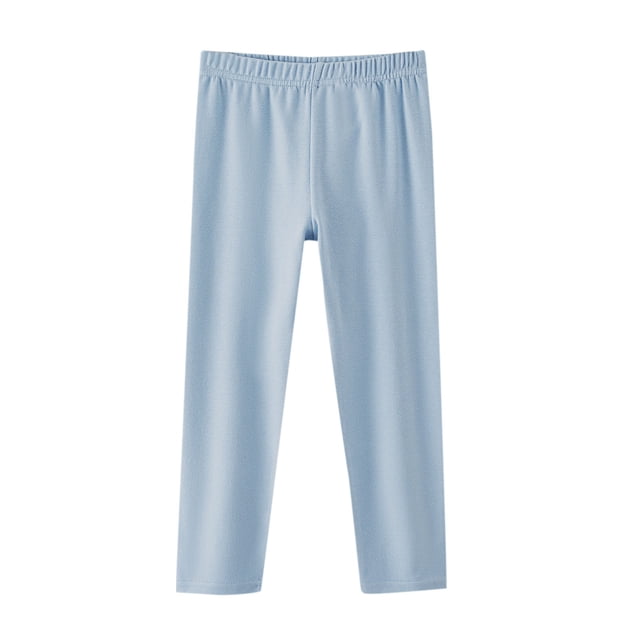 RXMEKW Slim Sports Pajama Pants for Kids With Elastic Waist, Solid Color Long Pants