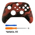 thumbnail image 5 of eXtremeRate Replacement Red Black Camouflage Front Housing Cover for Xbox Core Controller, 5 of 7