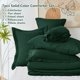 thumbnail image 5 of Juego de edredón CozyLux King para cama de 7 piezas, color verde esmeralda, en una bolsa, 5 of 7