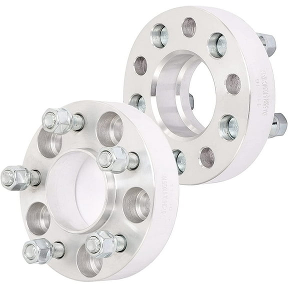 SCITOO 2X 5 Lug 1.25 inch 5x4.5 to 5x4.5 Hubcentric Wheel Spacers Adapters 5x114.3 1/2" Studs 70.5mm Hub centric for F-ord Mustang Edge Bronco