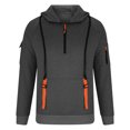 thumbnail image 4 of pstuiky camisas de manga larga para hombre, Sudadera deportiva informal con capucha y mangas largas para hombre Tops de talla grande para hombre xl, 4 of 6