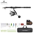thumbnail image 2 of Telescopic Fishing Rod and Reel Combos Set Carbon Fiber Tackle Kit and Carrier Bag for Travel Sea Saltwater Fishing Tools, 2 of 9