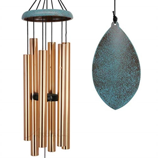 wind chimes outdoor deep tone,35'' memorial windchimes amazing grace