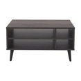 thumbnail image 4 of CorLiving Cole Rectangle Engineered Wood Indoor Coffee Table with 4 Open Shelves, Dark Grey, 4 of 9