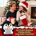 thumbnail image 2 of Valentines Day Gifts for Him Her, To My Love Handmade Crochet Mini Penguin Anniversary Birthday Gift for Boyfriend Girlfriend Wife Husband, Romantic I Love You Valentines Gifts for Women Men Couple, 2 of 8