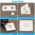 thumbnail image 5 of REGALWOVEN Coin Flips, Cardboard Organize Coin Holder Paper Coin Holders White17.5mm, 5 of 7