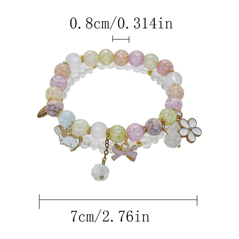 Girl bracelets- grass green bracelet- baby bracelets- kid bracelets- spring  bracelets- Easter bracelets- Easter fillers- Easter baskets