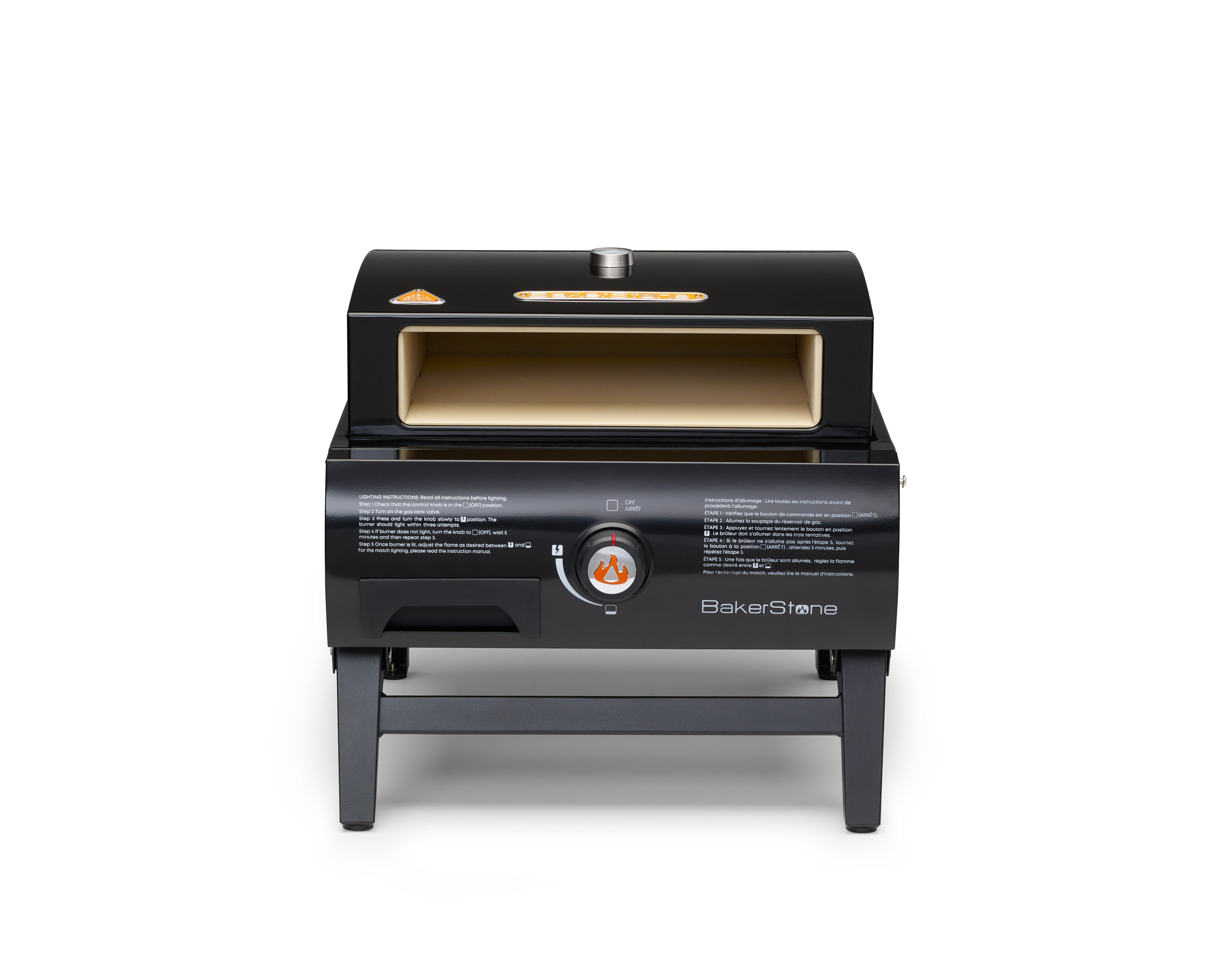 BakerStone Basics Series Portable Gas Pizza Oven and Griddle Combo