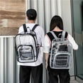 thumbnail image 3 of Soidarity Bolso de hombro impermeable Mochilas de gran capacidad con bolsillos laterales Cartera de paraguas de estudiante para escuela al aire Escalada Gris Soidarity OD026036-03, 3 of 6