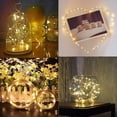 thumbnail image 5 of Lámpara de cuento de hadas con 2 luces LED, mini lámpara de estrella de alambre de cobre con pilas, Navidad, fiesta, patio, interior, decoración del hogar (5 m, multicolor), 5 of 5