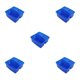 thumbnail image 3 of Yuarrent Práctica bandeja de almacenamiento: y segura para todas las pertenencias Cesta de almacenamiento apilable de 3 celdas azul Type2 NO2, 3 of 6