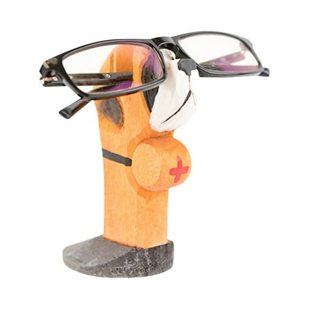 

RBCKVXZ Home Decor Hand Carved Wood Support For Sunglasses Used For Home Office Desk Decoration Storage Rack Glasses Display Stand Excluding Glasses Home Essentials