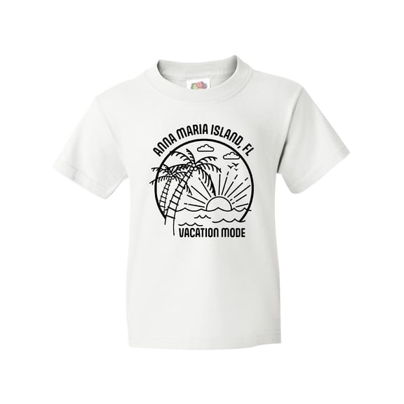 Inktastic Summer Vacation Mode Anna Maria Island Florida Youth T-Shirt