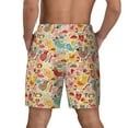 thumbnail image 4 of Goofa Colorful Chicken Printed Men's Swim Trunks Board Shorts Quick Dry Mens Swimming Trunks with Compression Liner,Breathable Fit Hawaii Beach Shorts-Large, 4 of 9