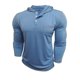 thumbnail image 5 of MHFRRA Sudadera con Capucha y Manga Larga para Entrenamiento Deportivo, Ideal para Uso Informal y Deportes Al Aire Libre Azul cielo, 5 of 5