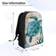 thumbnail image 4 of Balery Watercolor Sea Turtle Mochila - Mochila Estilosa y Duradera para Laptop de 15 Pulgadas con Tela Oxford Impermeable, 4 of 8
