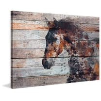 Marmont Hill Fire Horse Painting Print on Wrapped Canvas