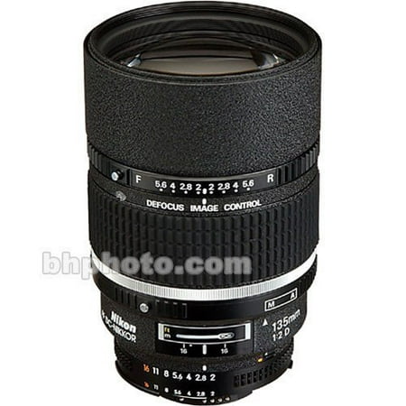 Nikon AF FX DC-NIKKOR 135mm f/2D Fixed Zoom Lens with Auto Focus for Nikon DSLR Cameras International Version (No (Best 135mm Lens For Nikon)