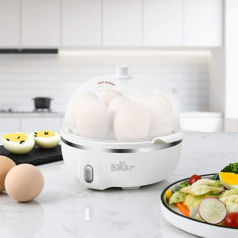 Electric Egg Cooker Double Tier 14 Egg Boiler Multifunction Egg Cooker for  Poached Scrambled Omelets Steamed Egg White 
