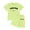 Green, variant on MUXiin Summer Outfits for Girls 9-10 Print Short Sleeved Sports Suit Crew Neck Children's Fashion Sports Tshirt Shorts 2pc Outfits Clothes Back To School Clothes for 13-14 Years